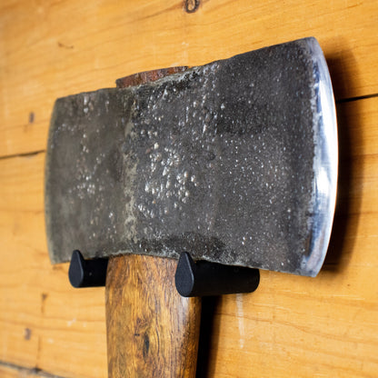 Axe Anchors by Whiskey River Art and Trading with dark metal head and wooden handle on Tampa Home & Garden Store
