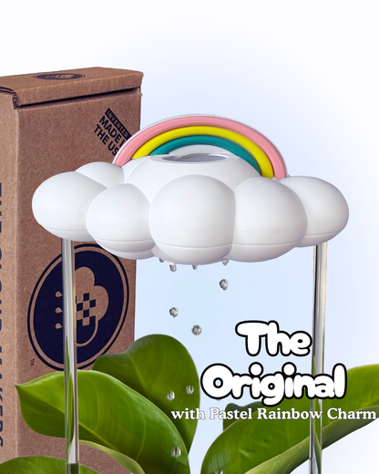 Original Nube Goteante de Lluvia con Encanto de Arcoíris Pastel