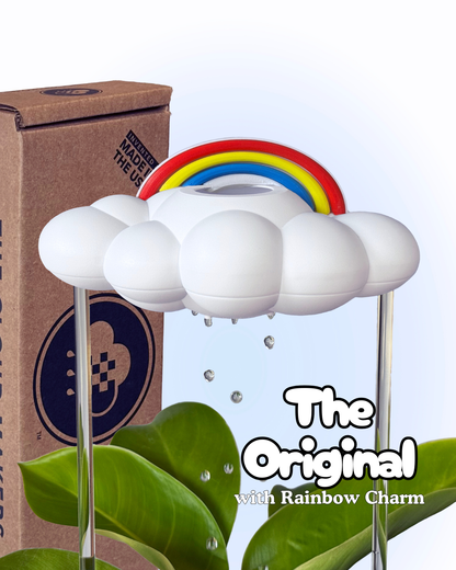 Amuleto Original de Nube de Lluvia Goteando con Arcoíris