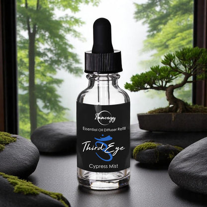 Third Eye Chakra Crystal-Enhanced Oil Diffuser, Car Air Freshener, 8ml - Tampa Home & Garden Store