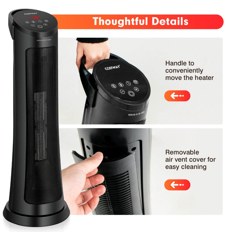 Calentador de espacio cerámico de 1500W