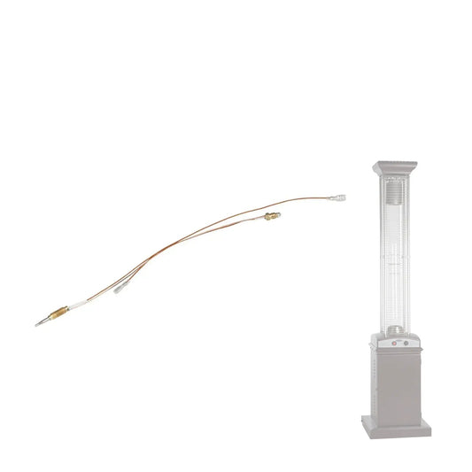 Threaded thermocouple replacement copper wire with brass connector for Fire Sense patio heater on Tampa Home & Garden Store