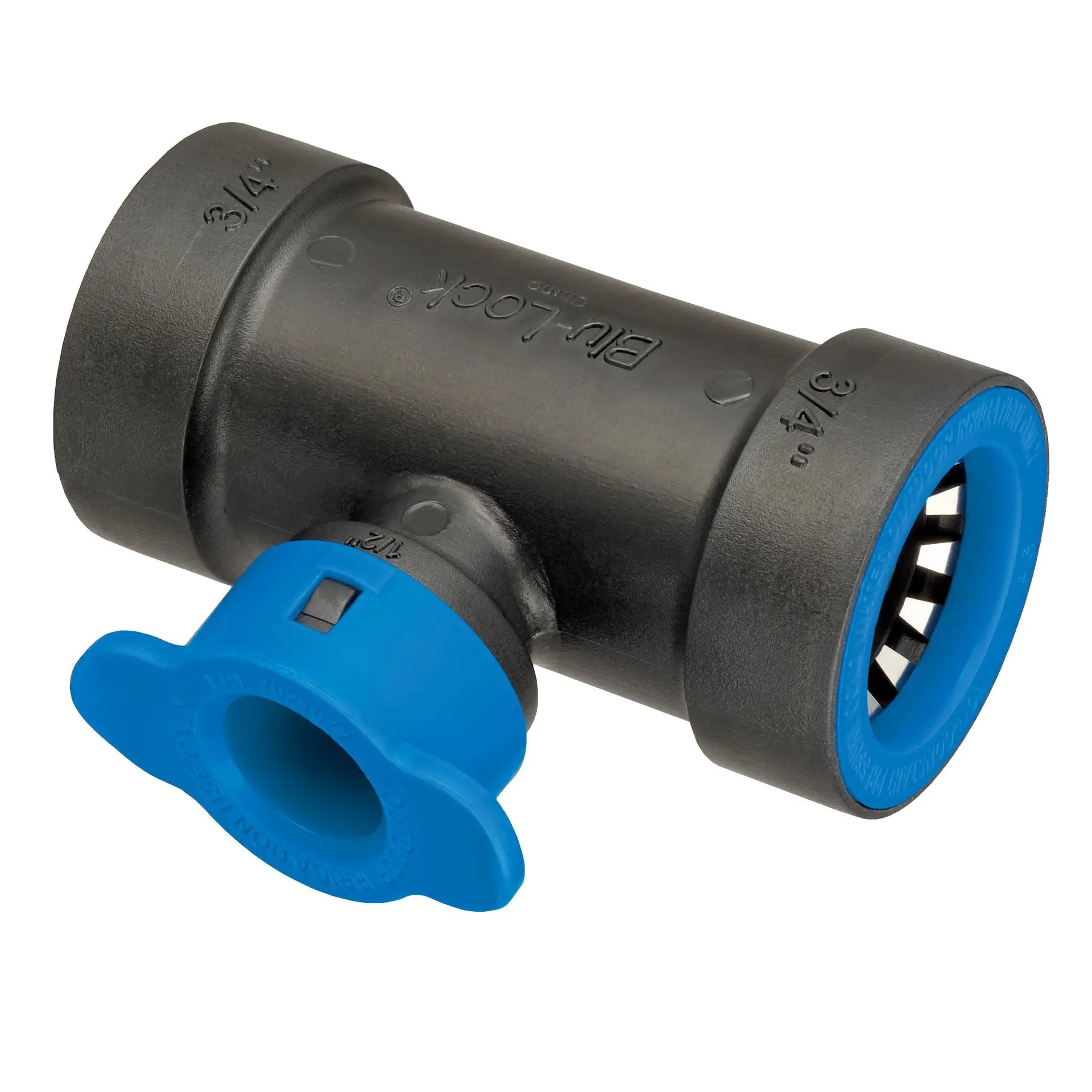 Orbit Irrigation Blu Lock Reducing Tee for Polyethylene Pipe