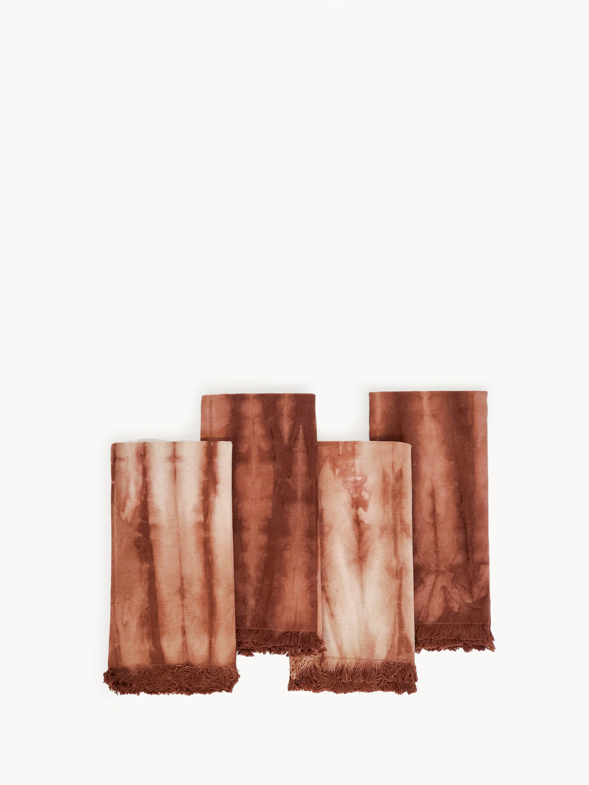 Tie Dye Cotton Napkin - Brown (Set of 4) - Tampa Home & Garden Store