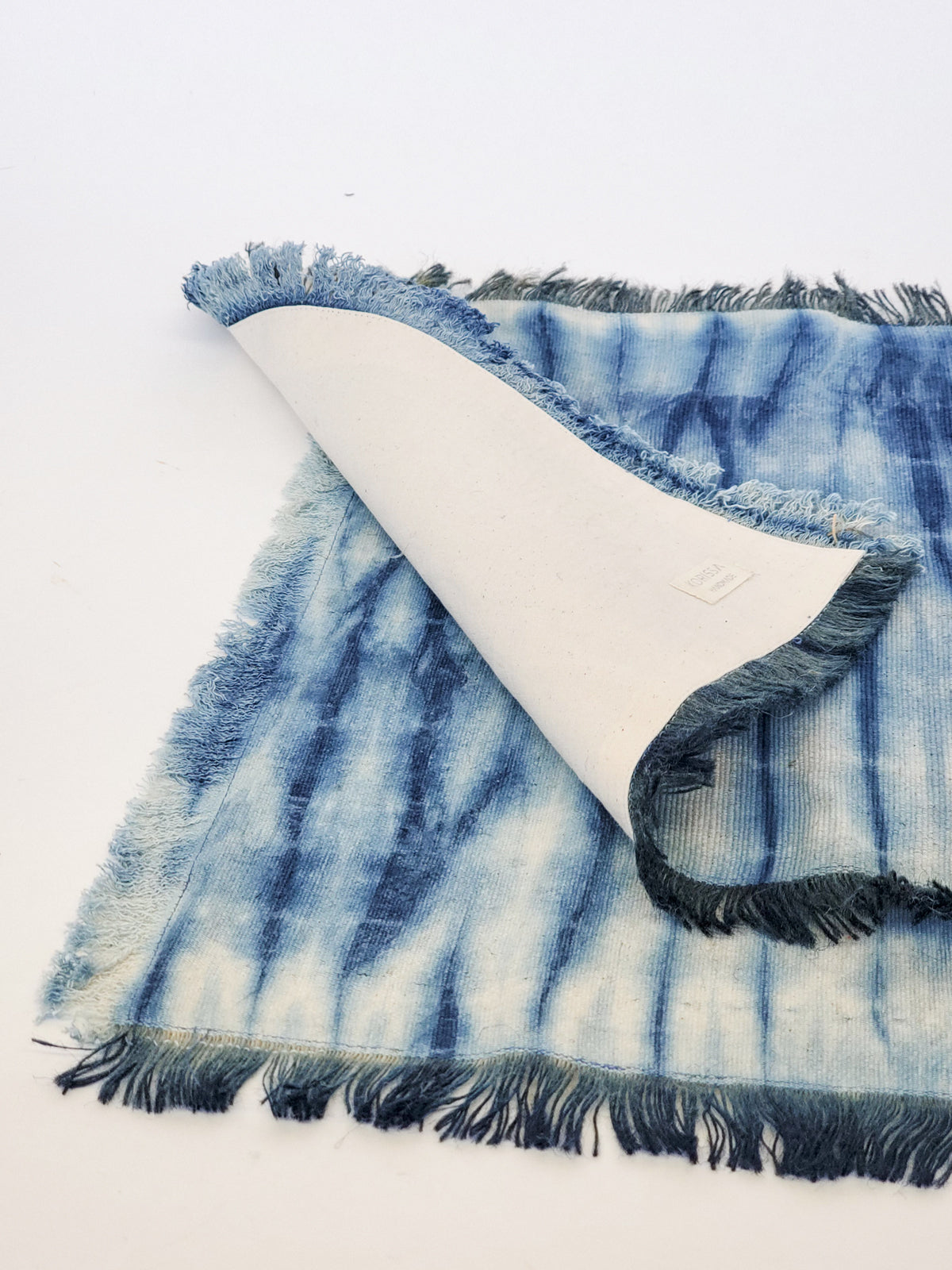 Tie Dye Cotton Placemat - Indigo Blue (Set of 4) - Tampa Home & Garden Store
