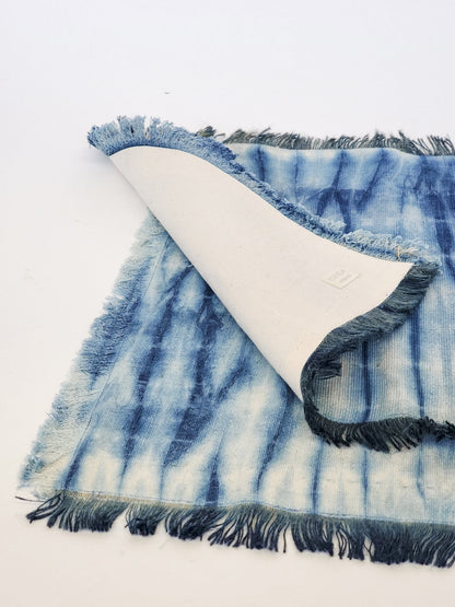 Tie Dye Cotton Placemat - Indigo Blue (Set of 4) - Tampa Home & Garden Store
