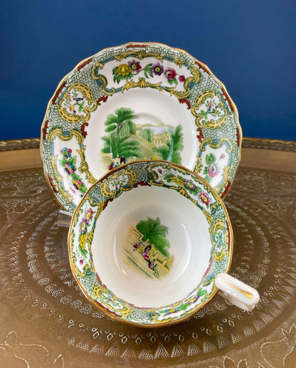 Tiffany and Co. Tea or Coffee Set. Chinoiserie or Asian Hand Painted Motif. Set of 4 - Tampa Home & Garden Store