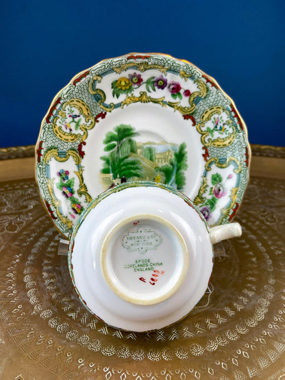 Tiffany and Co. Tea or Coffee Set. Chinoiserie or Asian Hand Painted Motif. Set of 4 - Tampa Home & Garden Store