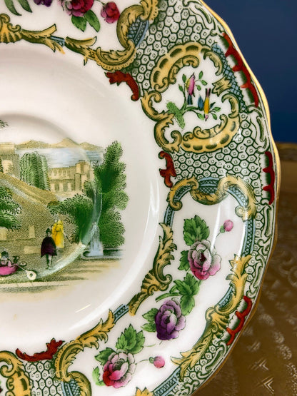 Tiffany and Co. Tea or Coffee Set. Chinoiserie or Asian Hand Painted Motif. Set of 4 - Tampa Home & Garden Store