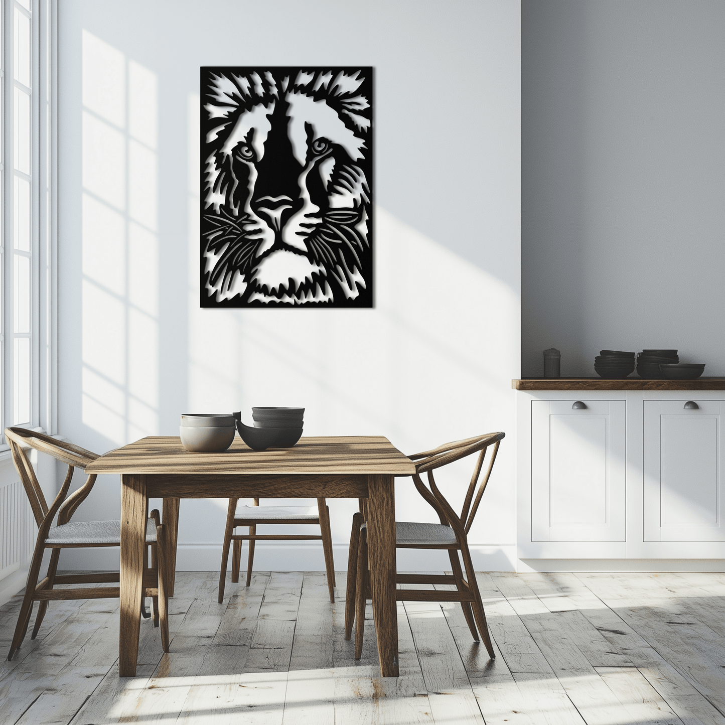 Tiger Face Metal Wall Art - Steel Wall Decor for Home and Office - KAF005 - Tampa Home & Garden Store