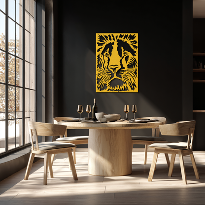 Tiger Face Metal Wall Art - Steel Wall Decor for Home and Office - KAF005 - Tampa Home & Garden Store