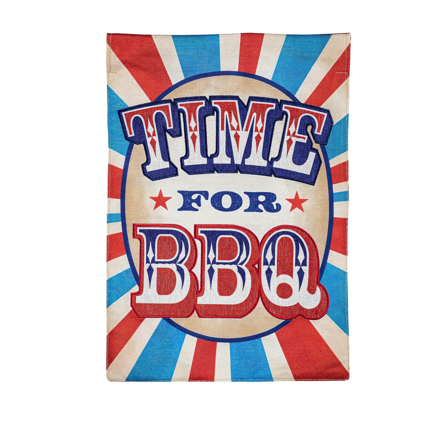 Time for BBQ Garden Burlap Flag - Tampa Home & Garden Store