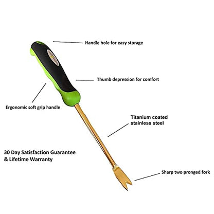 Titanium Dandelion Weeder Tool - Tampa Home & Garden Store