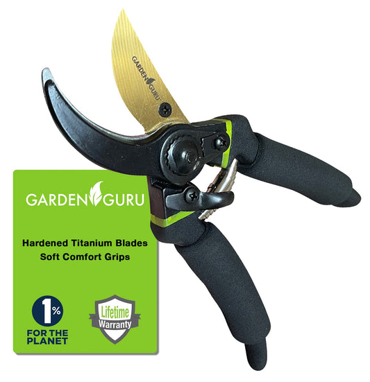 Titanium Soft Grip Garden Pruning Shears Clippers - Tampa Home & Garden Store