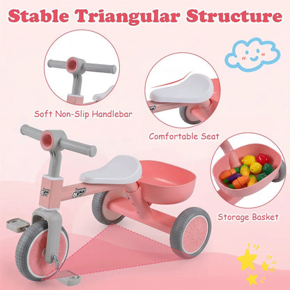Convertible Trike with 86 Degree Steering