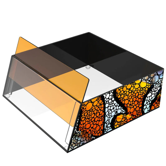 Top Down Viewer Clownfish 8 Inch Tank Panel by Flipper Aquarium Products; orange panels on Tampa Home & Garden Store