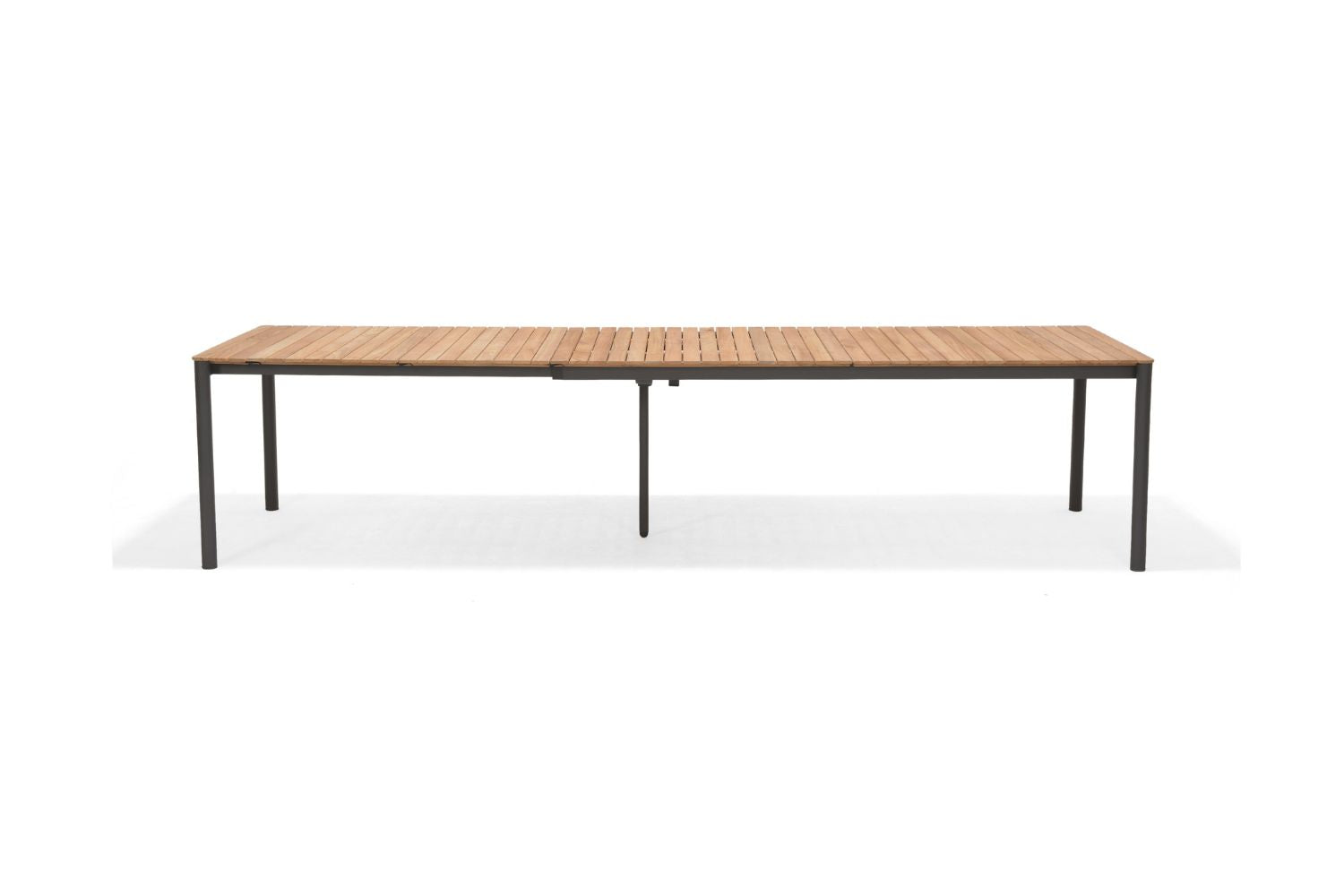 Topaz dark teak and aluminum rectangular extendable outdoor table by LifestyleGarden US on Tampa Home & Garden Store