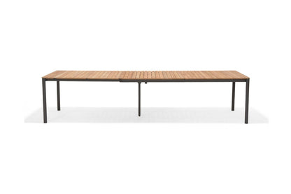 Topaz dark teak and aluminum rectangular extendable outdoor table by LifestyleGarden US on Tampa Home & Garden Store