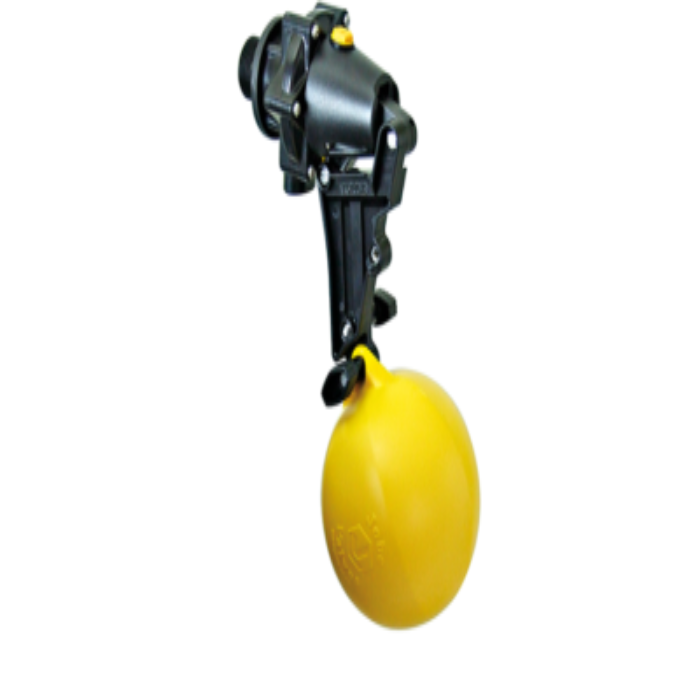 Topaz Valve 1 in detach long tail irrigation float valve Rivendell Distribution yellow float on Tampa Home & Garden Store