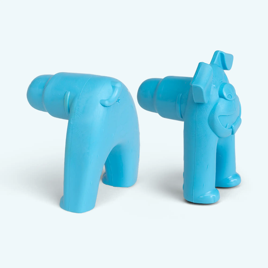 Toppl Stopper accessory upright filling blue elephant West Paw dog toy on Tampa Home & Garden Store
