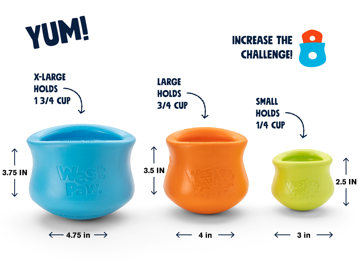 Toppl Puzzle Toy for Moderate Chewers and Treats