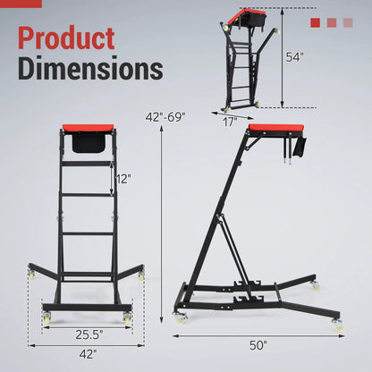 Topside Engine Creeper With 400 Lb Capacity 42