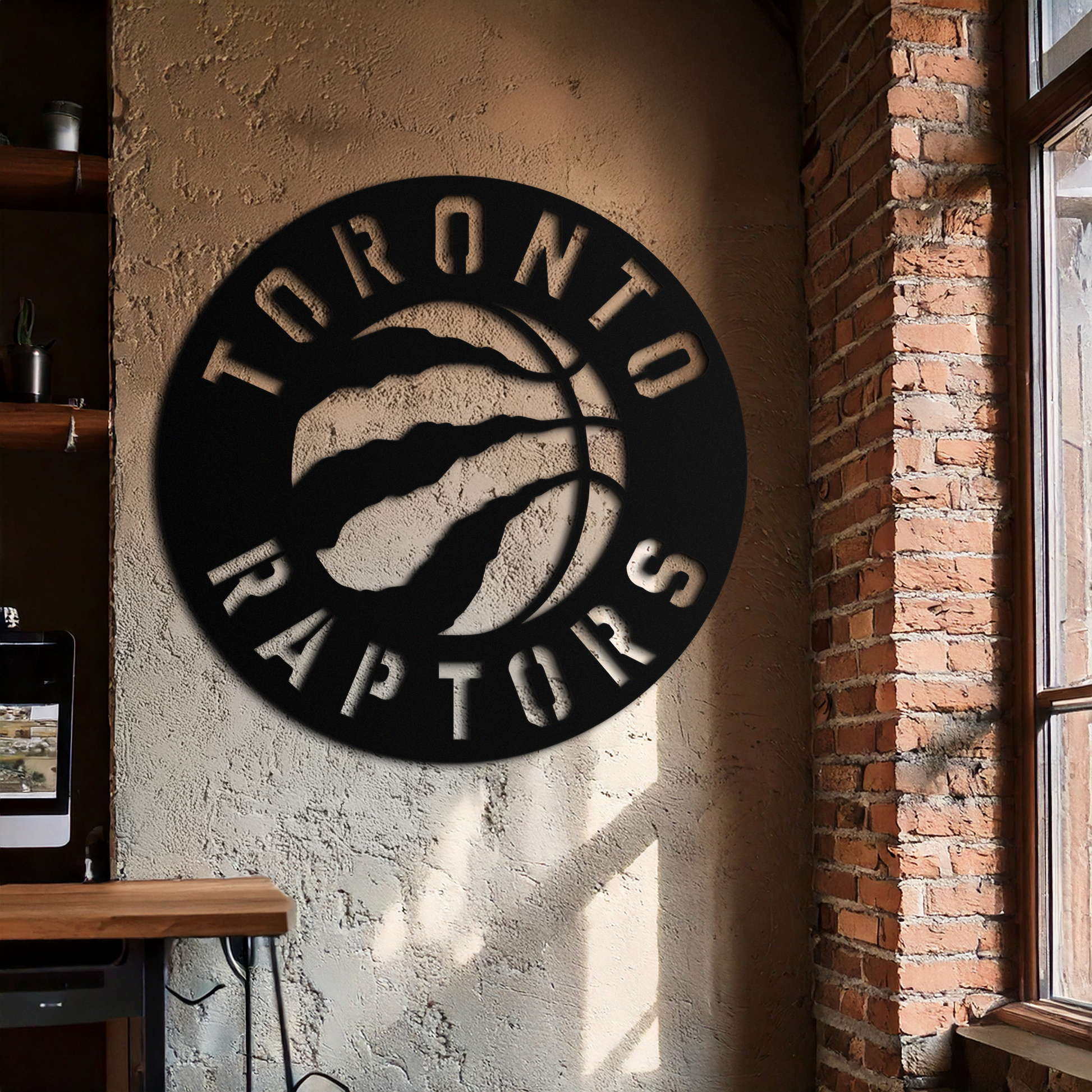 Toronto Raptors Logo Metal Wall Art – Bold Basketball Emblem for Sports Fans- KAF678 - Tampa Home & Garden Store