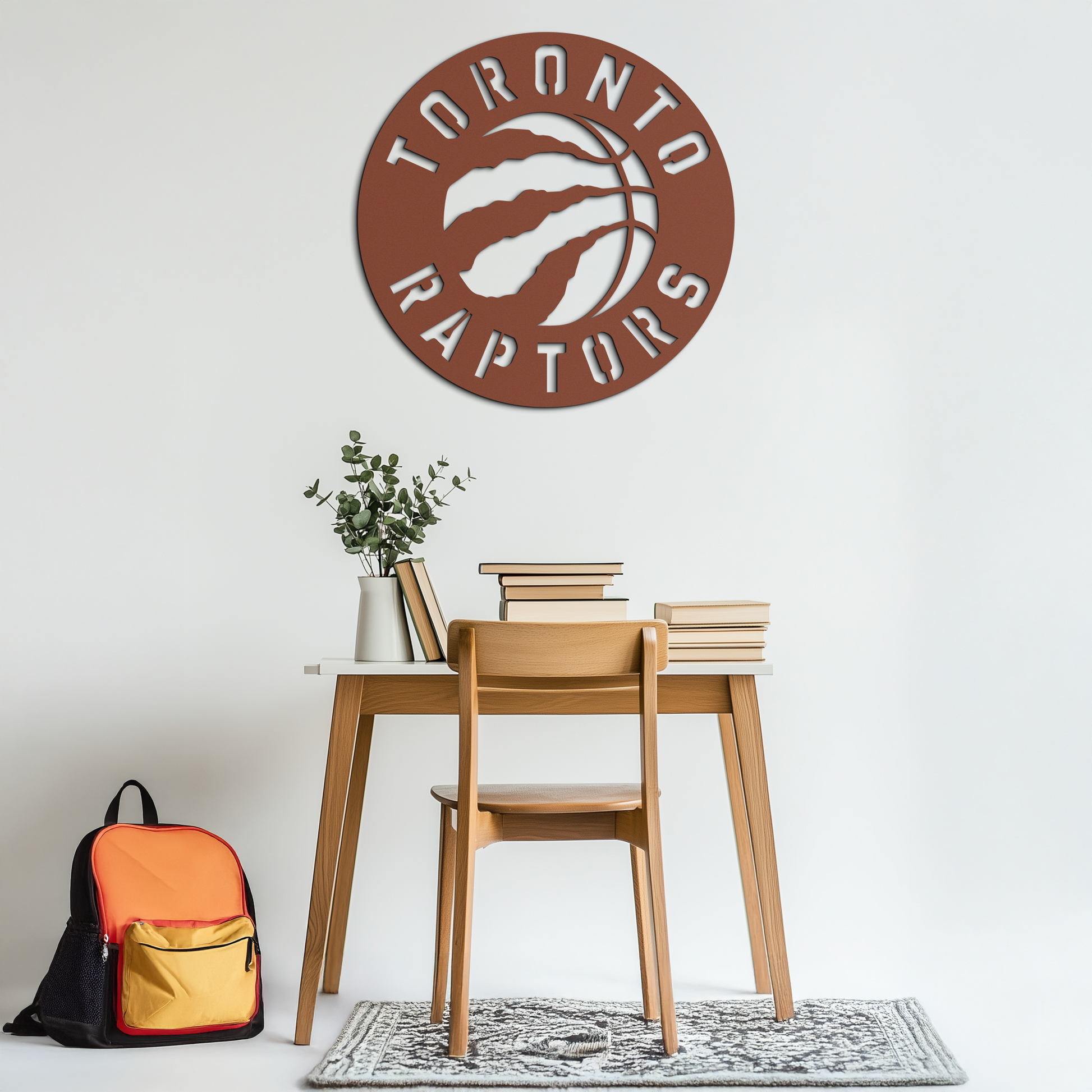 Toronto Raptors Logo Metal Wall Art – Bold Basketball Emblem for Sports Fans- KAF678 - Tampa Home & Garden Store