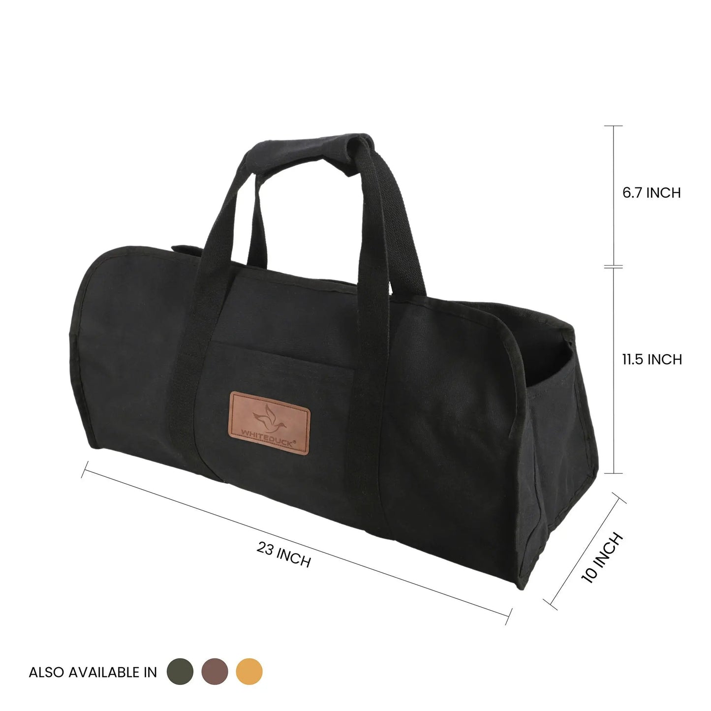 Tote Shape Canvas Firewood Log Carriers - Tampa Home & Garden Store