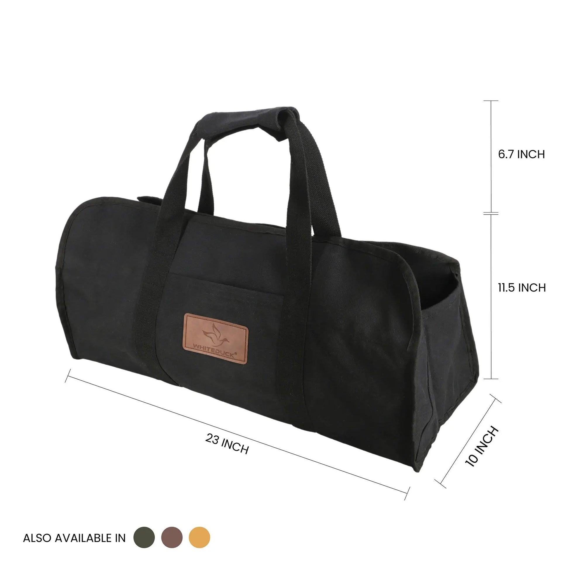 Tote Shape Canvas Firewood Log Carriers - Tampa Home & Garden Store