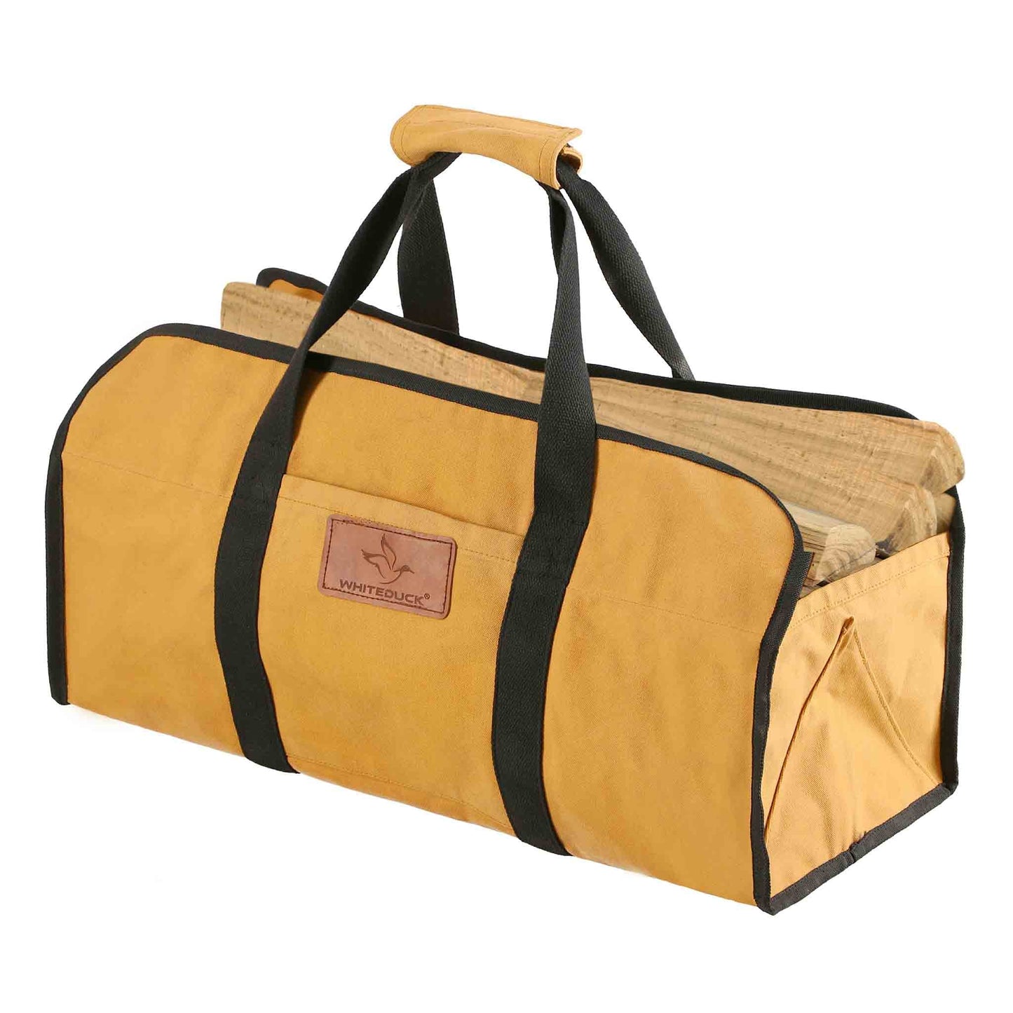 Tote Shape Canvas Firewood Log Carriers - Tampa Home & Garden Store