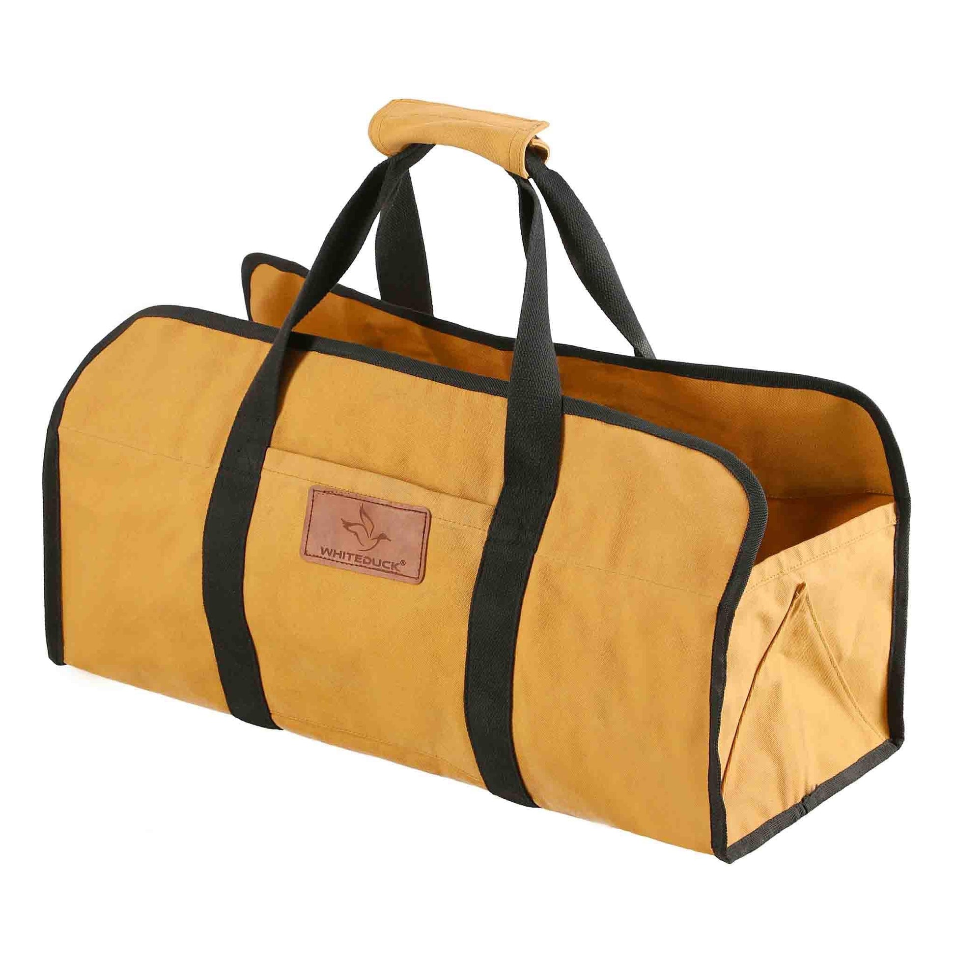 Tote Shape Canvas Firewood Log Carriers - Tampa Home & Garden Store