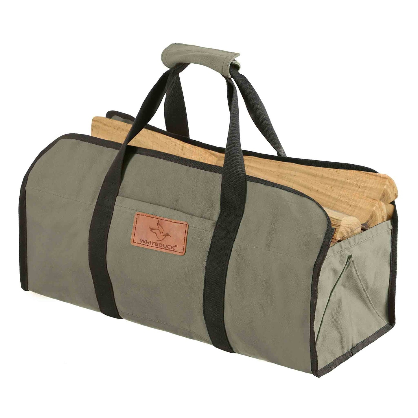 Tote Shape Canvas Firewood Log Carriers - Tampa Home & Garden Store