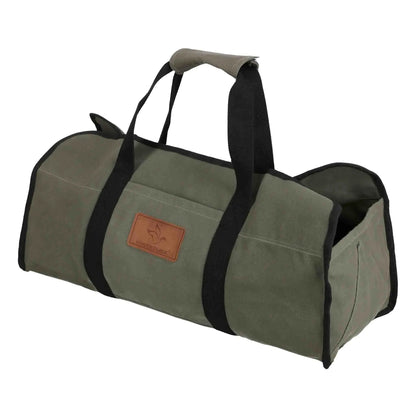 Tote Shape Canvas Firewood Log Carriers - Tampa Home & Garden Store