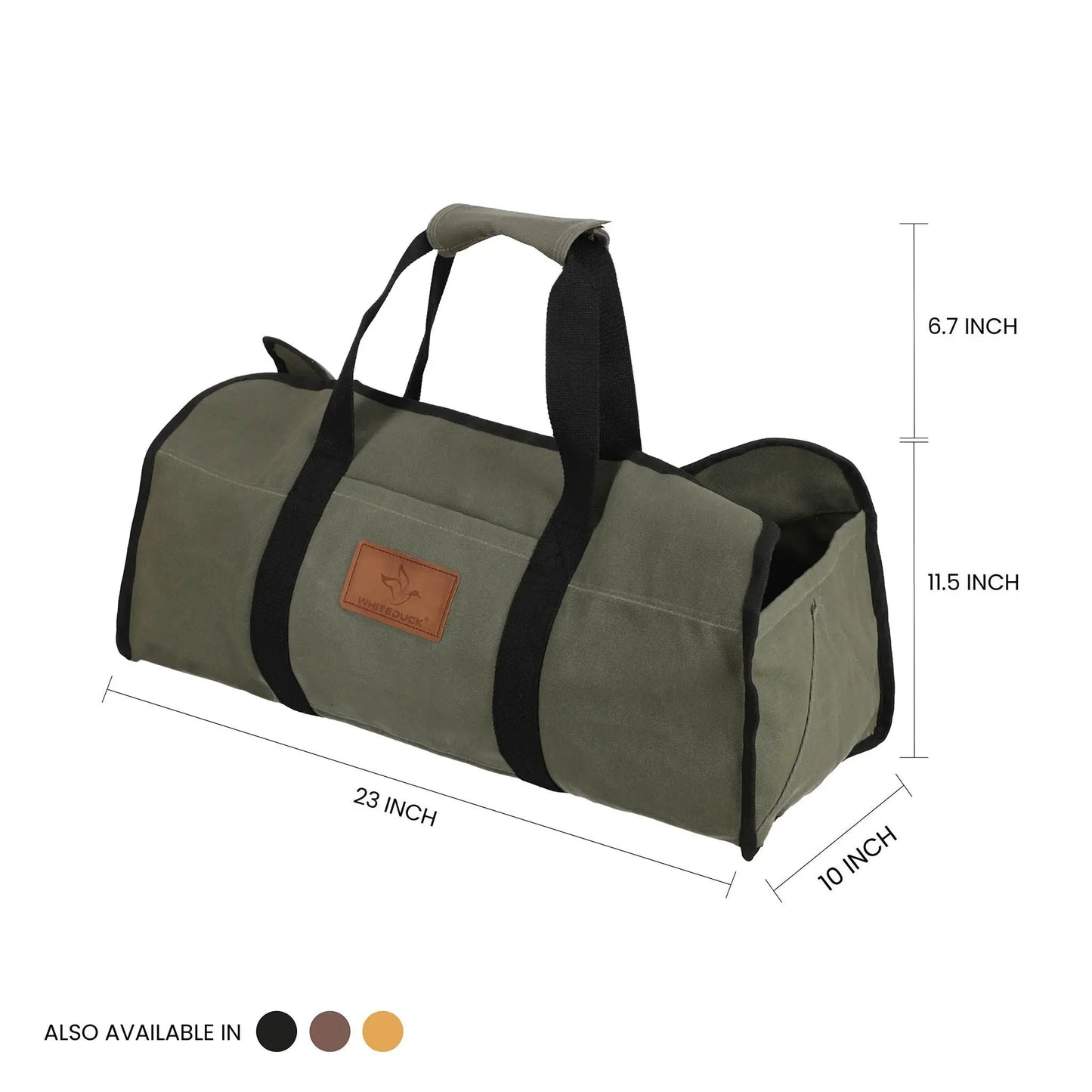 Tote Shape Canvas Firewood Log Carriers - Tampa Home & Garden Store