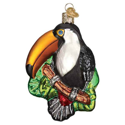 Toucan Glass  Ornament - Tampa Home & Garden Store