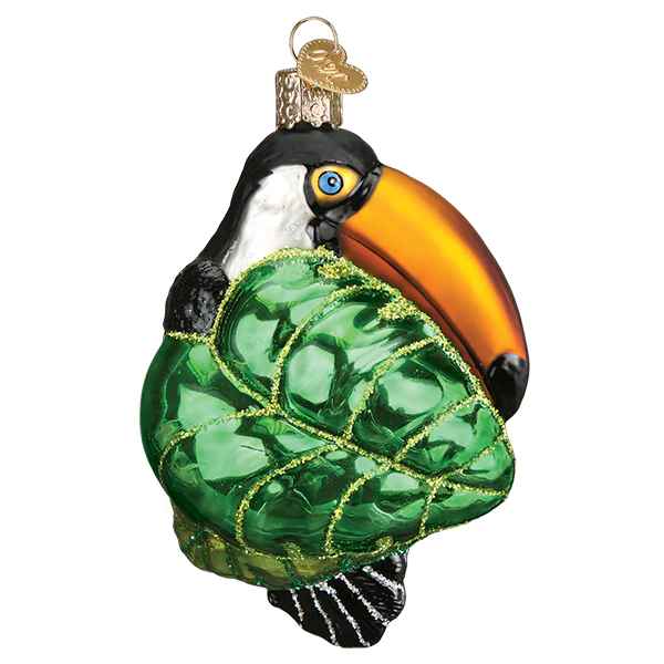Toucan Glass  Ornament - Tampa Home & Garden Store