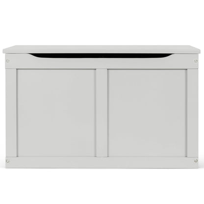 Safety Hinge Wooden Chest Organizer Toy Storage Box