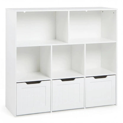 Kids Storage Organizer With Drawers and Cubbies