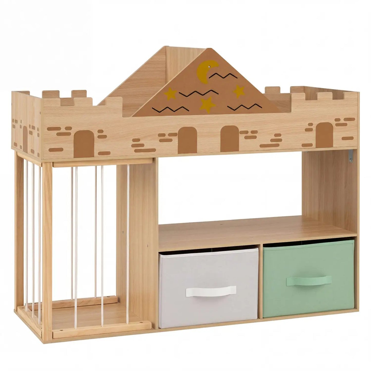 Kids Toy Storage Organizer with Plush Holder