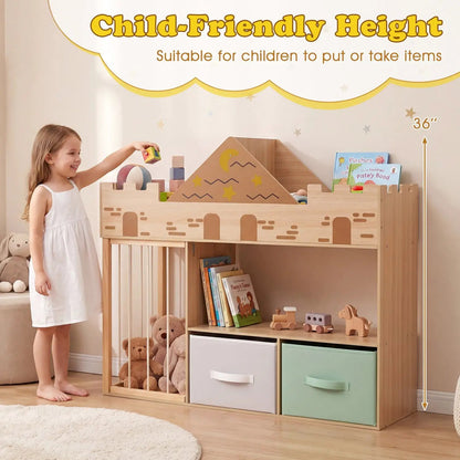 Kids Toy Storage Organizer with Plush Holder
