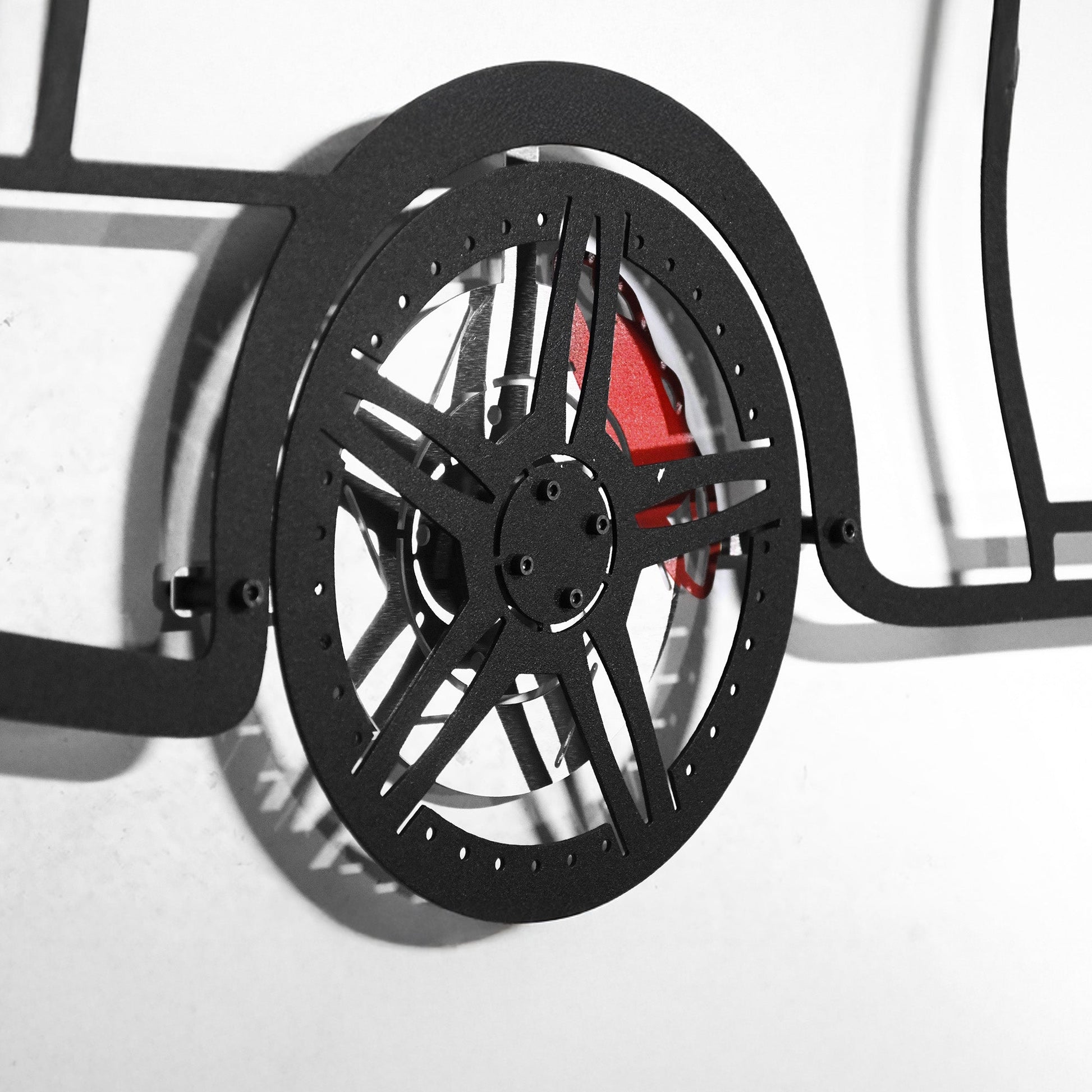 Toyota Supra MK4 Wall Art – JDM Legend Steel Silhouette with Spinning Wheels-KAFMEKA043 - Tampa Home & Garden Store
