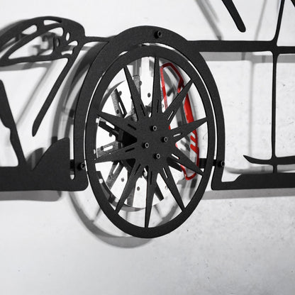 Toyota Supra MK5 Wall Art – Modern JDM Steel Silhouette with Spinning Wheels-KAFMEKA044 - Tampa Home & Garden Store