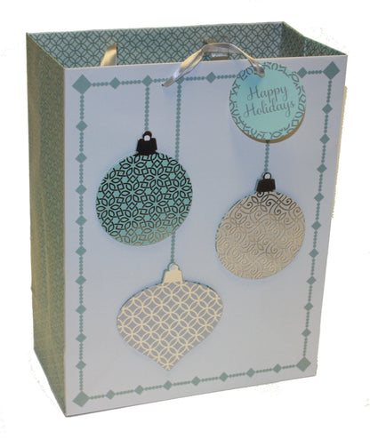 Traditional Large Handmade Gift Bags - Poinsettia - Tampa Home & Garden Store