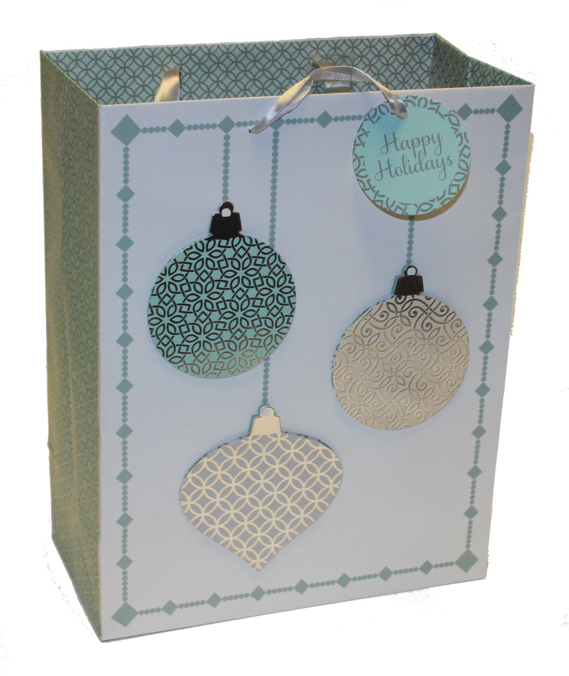 Traditional Large Handmade Gift Bags - Poinsettia - Tampa Home & Garden Store
