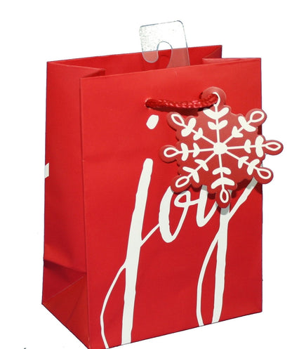 Traditional Lettering Gift Bag - Merry Christmas Red Large - Tampa Home & Garden Store