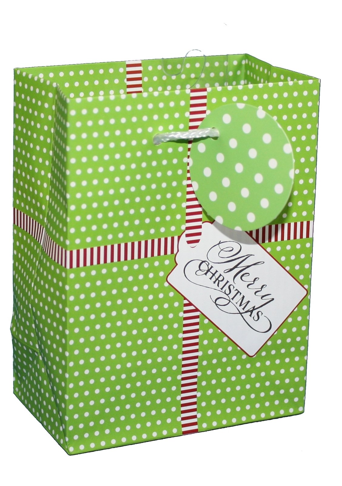 Traditional Lettering Gift Bag - Merry Christmas Red Large - Tampa Home & Garden Store
