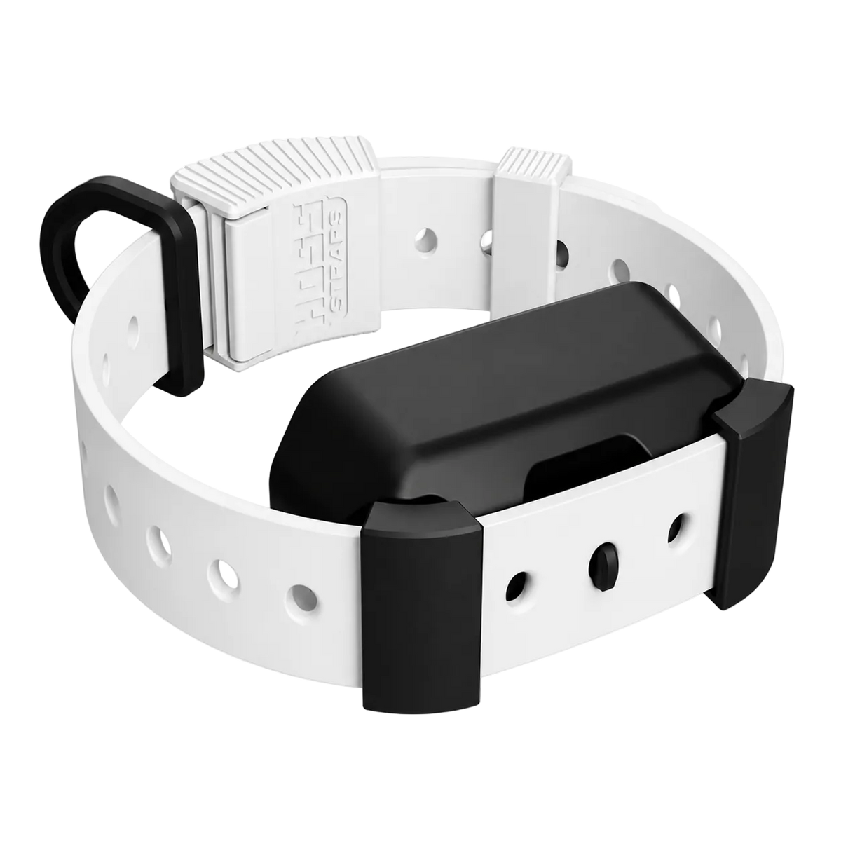 Training Collar Setup Hoss Straps hunting dog collar with white strap and black receiver on Tampa Home & Garden Store