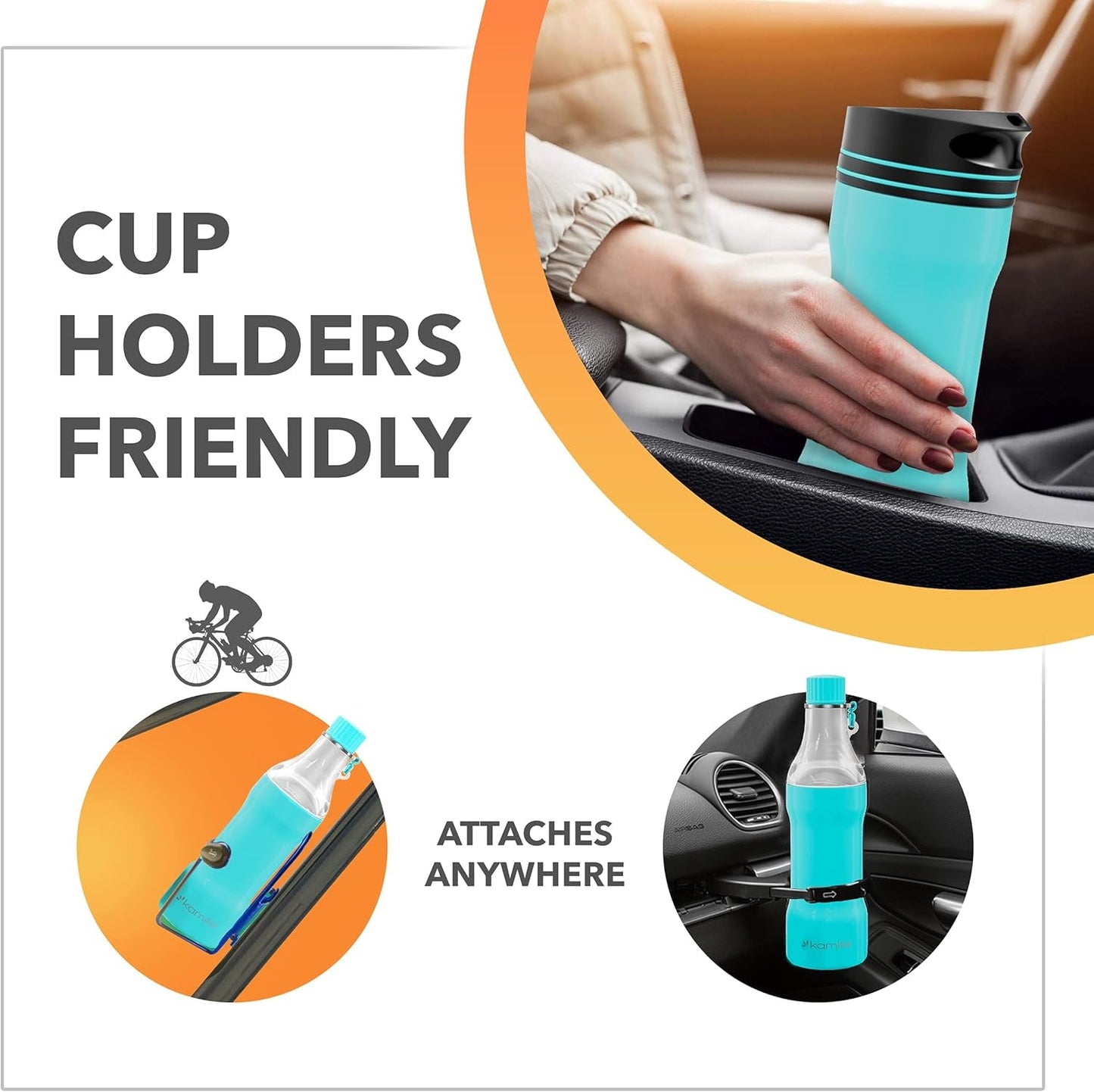 Transformer 2-in-1 Insulated Travel Mug – Leak-Proof Stainless Steel Tumbler with Dual Lids for Hot & Cold Drinks, BPA-Free, 16 oz - Tampa Home & Garden Store