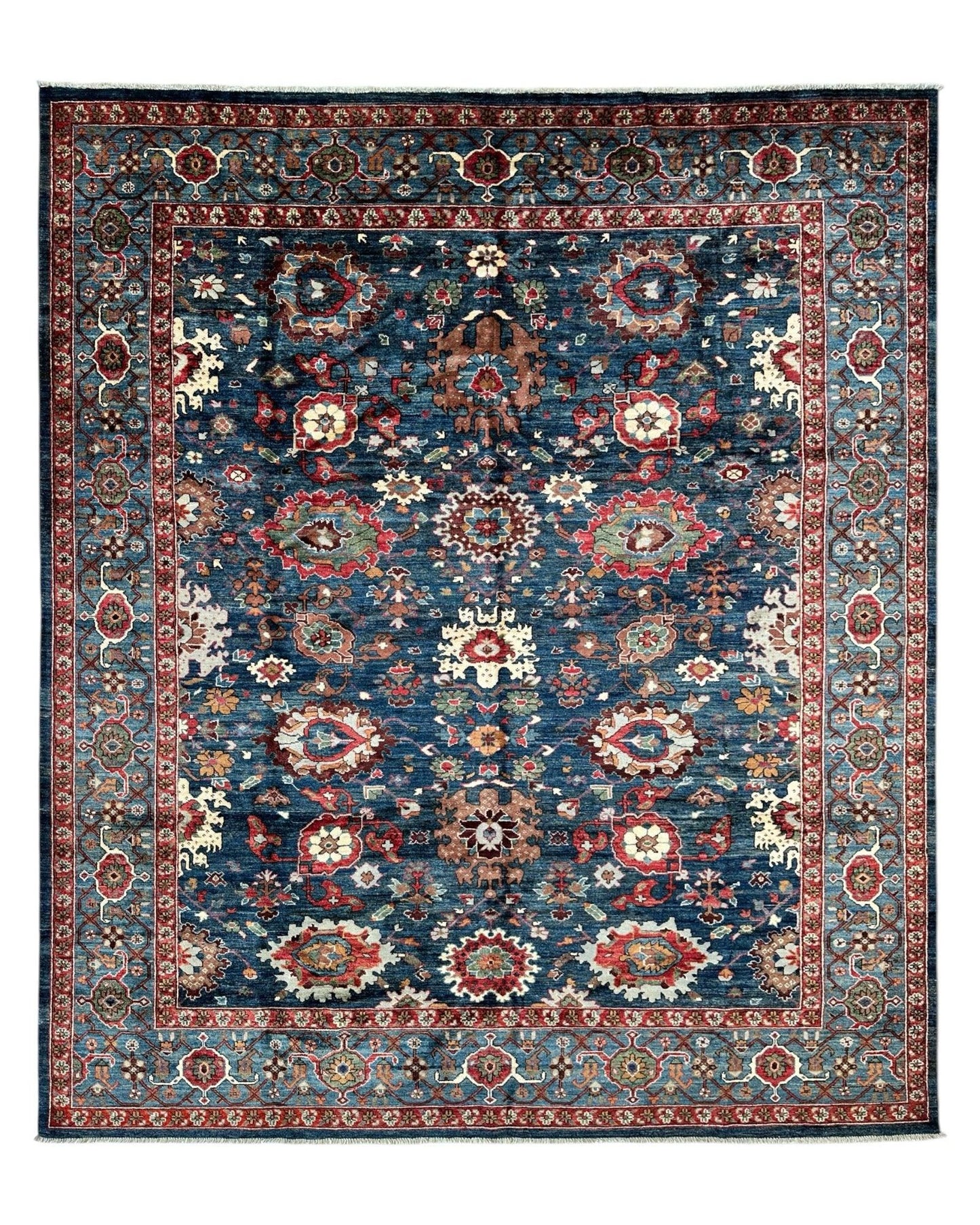 Trasitional Serapi Ghazni Wool Rug – 8' x 10’ – Intricate Floral Design - Tampa Home & Garden Store